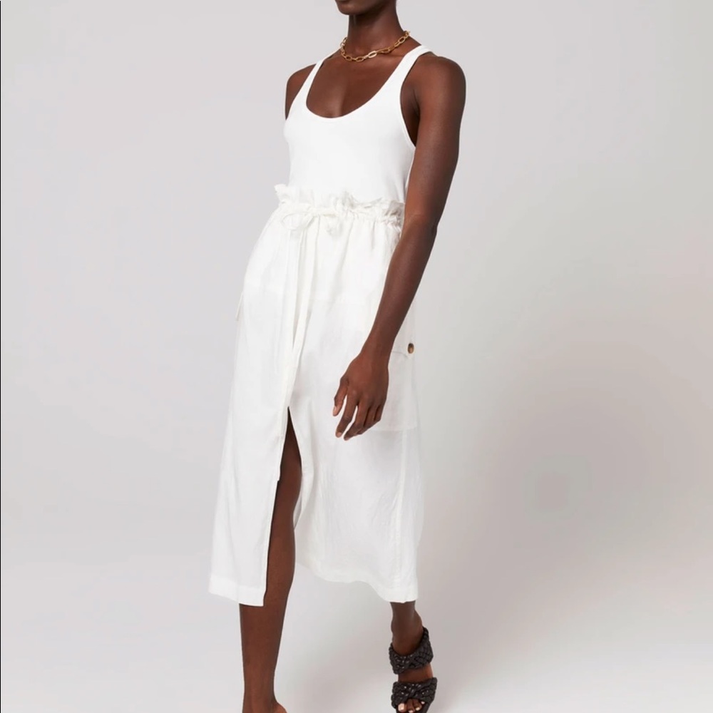 NWT ALC white paperbag waist utility skirt - 0 - Picture 3 of 3